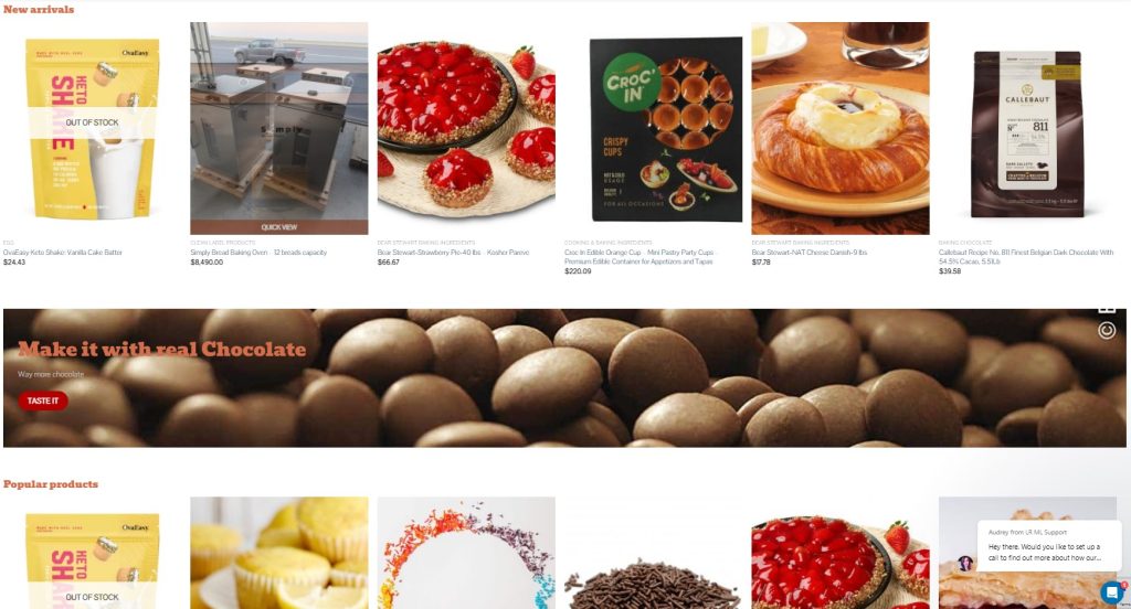 Chef JP online marketplace for Bakery