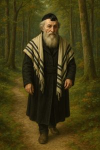 rabbi vilna gaon in a belgian forest
